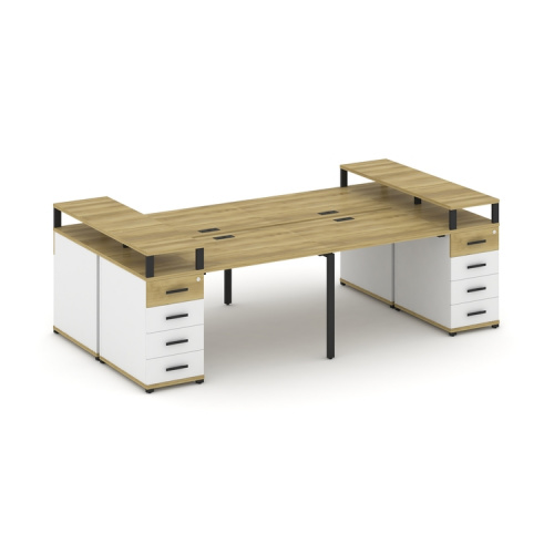 Бенч-система на 4 места с 2 опорными тумбами Concept CN.DRS-441 фото 6 Бенч-система на 4 места с 2 опорными тумбами Concept CN.DRS-441 фото 6