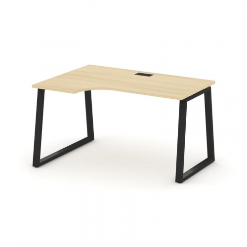 Style Project Стол рабочий эргоном. SN-6T1.SPA-021(L) Акация Лорка/Металл Антрацит/Заглушка Пластик фото 8 Style Project Стол рабочий эргоном. SN-6T1.SPA-021(L) Акация Лорка/Металл Антрацит/Заглушка Пластик фото 8