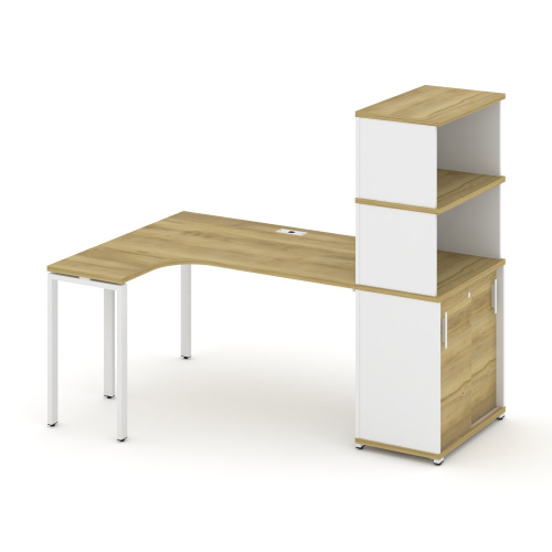 Стол эргономичный с опорным шкафом-купе Concept CN.SA-221(L) фото 3 Стол эргономичный с опорным шкафом-купе Concept CN.SA-221(L) фото 3