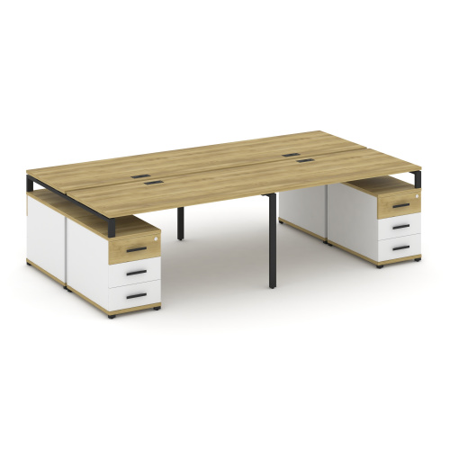 Бенч-система на 4 места с 2 опорными тумбами Concept CN.DRS-327 фото 6 Бенч-система на 4 места с 2 опорными тумбами Concept CN.DRS-327 фото 6