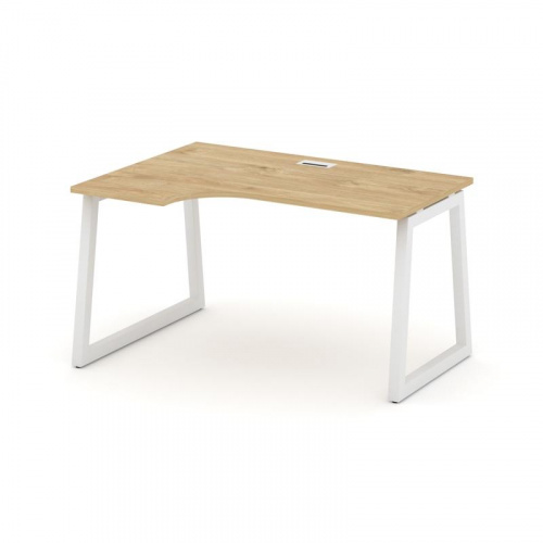 Style Project Стол рабочий эргоном. SN-5T1.SPA-002(L) Акация Лорка/Металл Антрацит/Заглушка Пластик фото 3 Style Project Стол рабочий эргоном. SN-5T1.SPA-002(L) Акация Лорка/Металл Антрацит/Заглушка Пластик фото 3