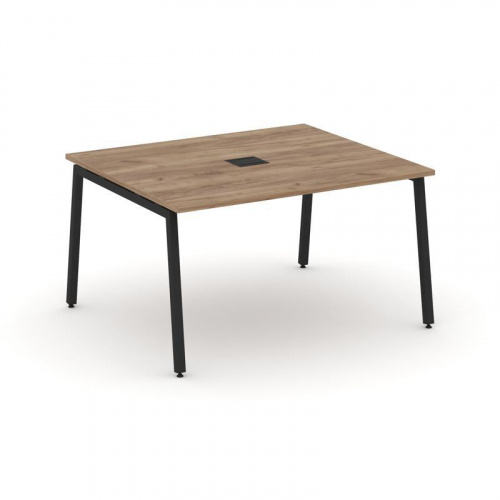 Style Project Стол переговорный SN-4A.SPRG-032 Вяз Благородный/Металл Антрацит 1180*1180*750 фото 2 Style Project Стол переговорный SN-4A.SPRG-032 Вяз Благородный/Металл Антрацит 1180*1180*750 фото 2