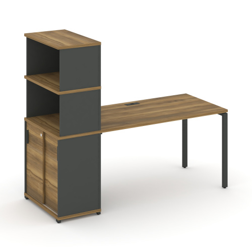 Стол офисный с опорным шкафом-купе Concept CN.SP-244 Стол офисный с опорным шкафом-купе Concept CN.SP-244
