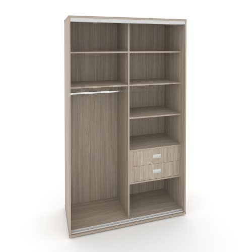 Корпус 2-х секционного шкафа высокого L=1500мм Maris SH.K2-5.1 K2 фото 4 Корпус 2-х секционного шкафа высокого L=1500мм Maris SH.K2-5.1 K2 фото 4