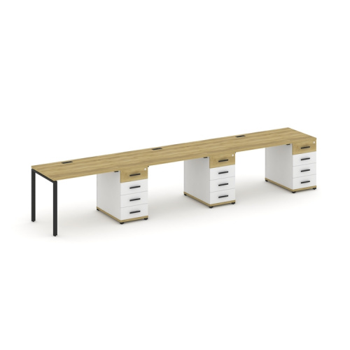 Бенч-система на 3 места с 3 опорными тумбами Concept CN.ORS-441 фото 6 Бенч-система на 3 места с 3 опорными тумбами Concept CN.ORS-441 фото 6