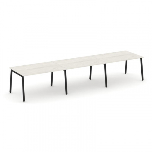 Style Project Стол переговорный SN-4A.SPRG-021.3 Белый/Металл Антрацит 2940*980*750 фото 4