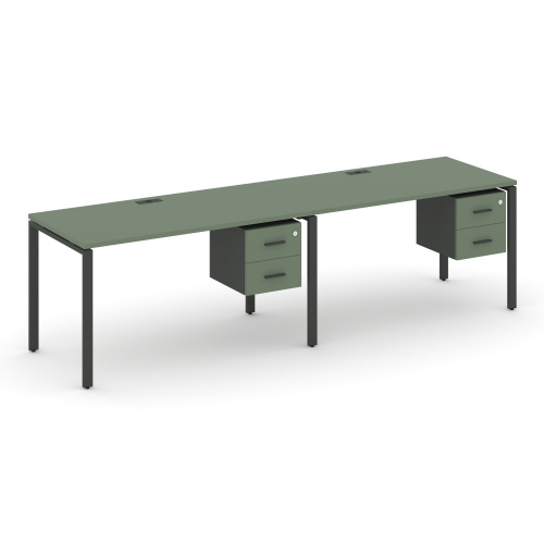 Бенч-система на 2 места с подвесными тумбами Concept CN.ORS-116 фото 2 Бенч-система на 2 места с подвесными тумбами Concept CN.ORS-116 фото 2