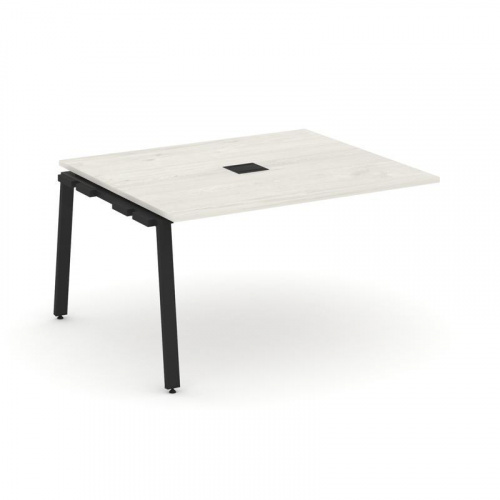 Style Project Проходной наб. элем. перег. стола SN-6A.NSPRG-032 Акация Лорка/Металл Белый 1180*1180* фото 4