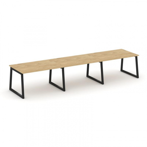 Style Project Стол переговорный SN-5T1.SPRG-022.3 Акация Лорка/Металл Антрацит 3540*980*750 Style Project Стол переговорный SN-5T1.SPRG-022.3 Акация Лорка/Металл Антрацит 3540*980*750