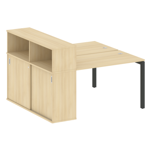 Бенч-система с шкафом-купе на П-обр. м/к Metal System Quattro 50БП.РС-СШК-2.2 фото 10 Бенч-система с шкафом-купе на П-обр. м/к Metal System Quattro 50БП.РС-СШК-2.2 фото 10