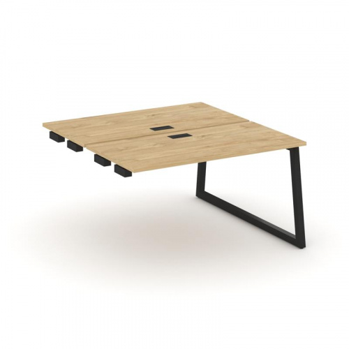 Style Project Стол-приставка к опор. элем. SN-5T1.DPRS-014 Акация Лорка/Металл Антрацит/Заглушка Пла