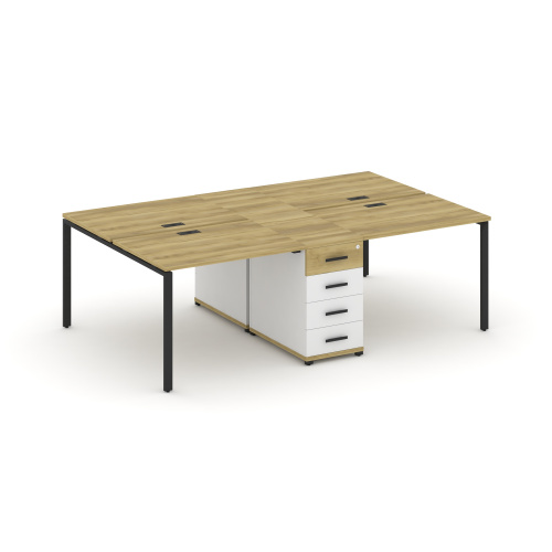 Бенч-система на 4 места с 1 опорной тумбой Concept CN.DRS-417 фото 6