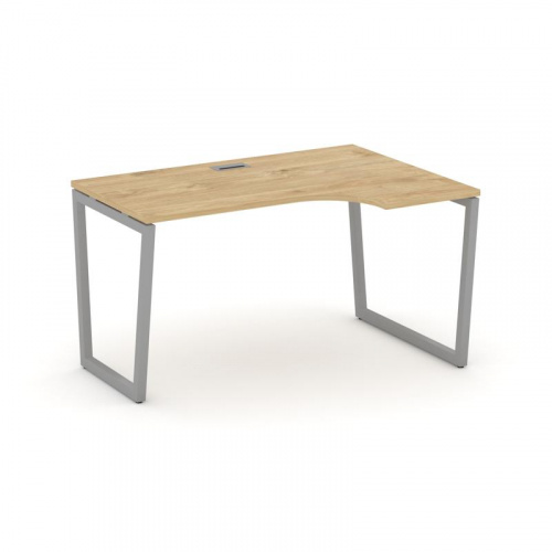 Style Project Стол рабочий эргоном. SN-4T2.SPA-001(R) Акация Лорка/Металл Антрацит/Заглушка Пластик фото 2 Style Project Стол рабочий эргоном. SN-4T2.SPA-001(R) Акация Лорка/Металл Антрацит/Заглушка Пластик фото 2