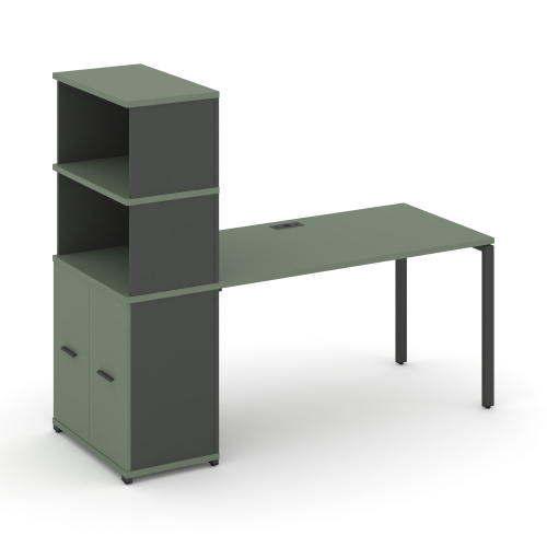 Стол офисный с опорным распашным шкафом Concept CN.SP-231