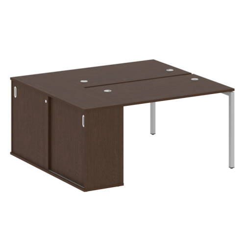 Бенч-система с шкафом-купе на П-обр. м/к Metal System Quattro 40БП.РС-СШК-1.2 фото 11