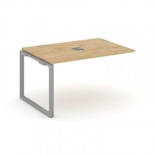 Style Project Проходной наб. элем. перег. стола SN-6O.NSPRG-001 Тиквуд Светлый/Металл Белый 980*980* фото 4