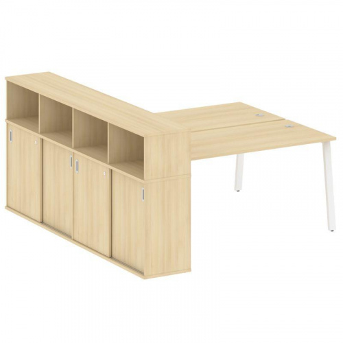 Бенч-система с шкафом-купе на А-обр. м/к Metal System БА.РС-СШК-4.4 фото 8