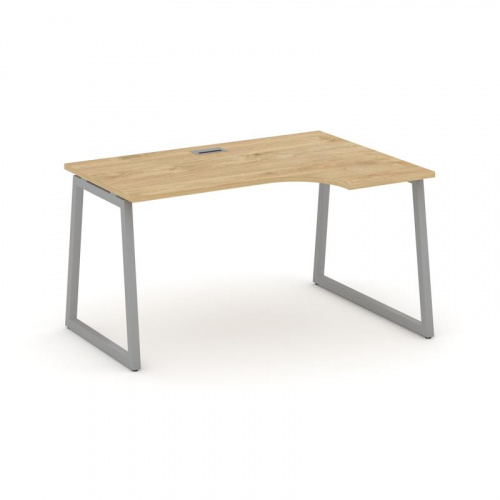 Style Project Стол рабочий эргоном. SN-4T1.SPA-002(R) Акация Лорка/Металл Антрацит/Заглушка Пластик фото 2 Style Project Стол рабочий эргоном. SN-4T1.SPA-002(R) Акация Лорка/Металл Антрацит/Заглушка Пластик фото 2