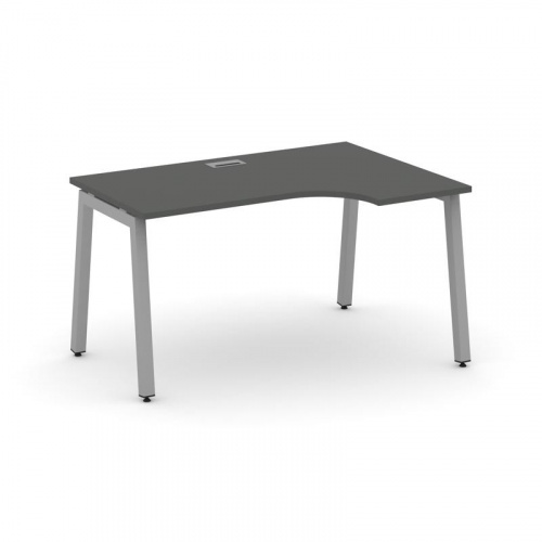 Style Project Стол рабочий эргоном. SN-5A.SPA-002(R) Дуб Табак/Металл Антрацит 1580*600/980*750 фото 6