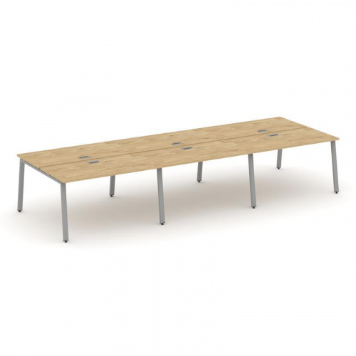 Style Project Рабочая станция 2-х сторон. SN-6A.DRS-061 Дуб Наварра/Металл Белый 2940*1232*750 фото 9