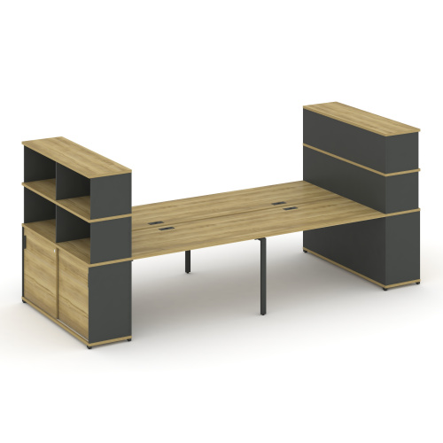 Бенч-система с опорными шкафами-купе Concept CN.DRS-288 фото 4 Бенч-система с опорными шкафами-купе Concept CN.DRS-288 фото 4