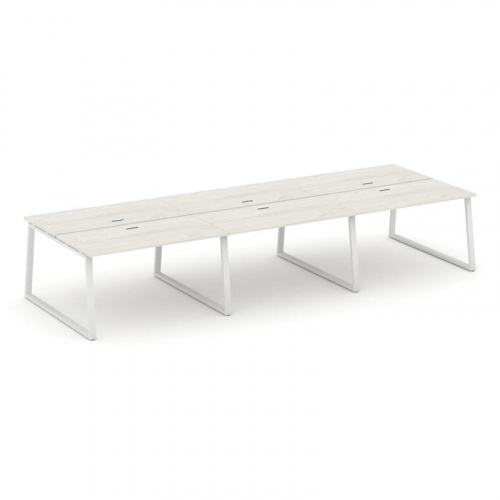 Style Project Рабочая станция 2-х сторон. SN-6T1.DRS-063 Акация Лорка/Металл Антрацит/Заглушка Пласт фото 13