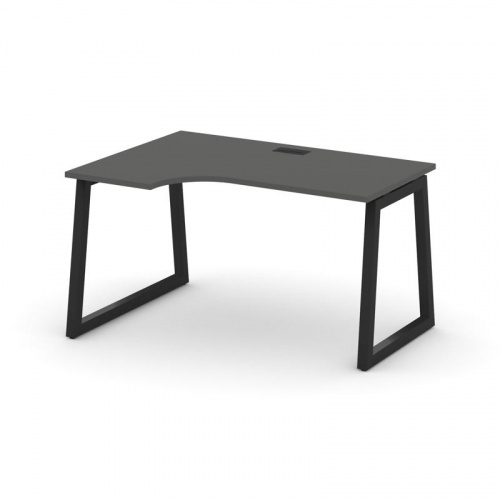 Style Project Стол рабочий эргоном. SN-5T1.SPA-002(L) Акация Лорка/Металл Антрацит/Заглушка Пластик фото 5 Style Project Стол рабочий эргоном. SN-5T1.SPA-002(L) Акация Лорка/Металл Антрацит/Заглушка Пластик фото 5