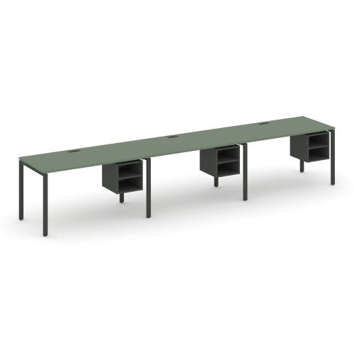 Бенч-система на 3 места с подвесными тумбами Concept CN.ORS-128 фото 2 Бенч-система на 3 места с подвесными тумбами Concept CN.ORS-128 фото 2