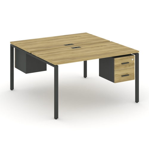 Бенч-система на 2 места с подвесными тумбами Concept CN.DRS-113 фото 4 Бенч-система на 2 места с подвесными тумбами Concept CN.DRS-113 фото 4