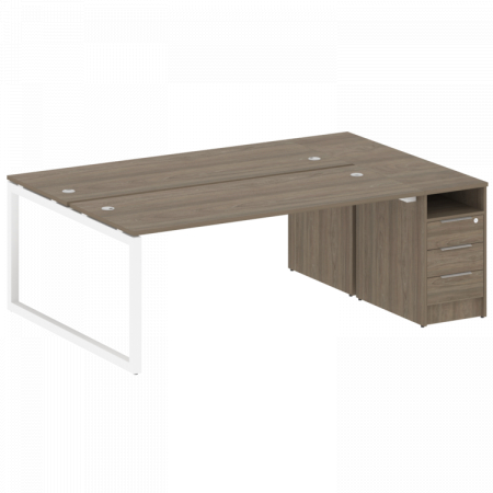 Бенч-система с тумбой на О-обр. м/к Metal System Quattro 50БО.РС-СТП-2.5